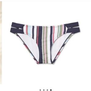 cute striped swim bottoms